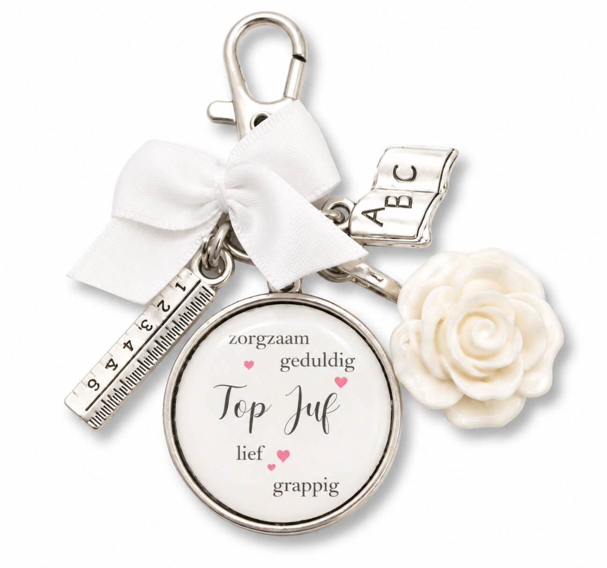 Sleutelhanger Top Juf - Bedankje Einde Schooljaar Cadeau