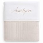 Beige ledikant deken
