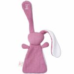 Donker oud roze babydeken