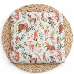 Luxe Hydrofiele Doek XL 120x120 cm – Bosdieren – Extra Zachte Katoenen Swaddle