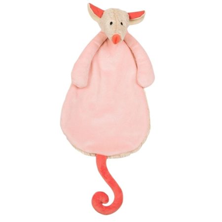 Happy Horse met naam geborduurd - Muis Mia knuffeldoekje - Mouse Mia
