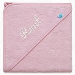 Licht roze badcape