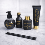 Moederdag Cadeau Pakket – Luxe "Mama's" Verwenbox (Zwart & Goud)